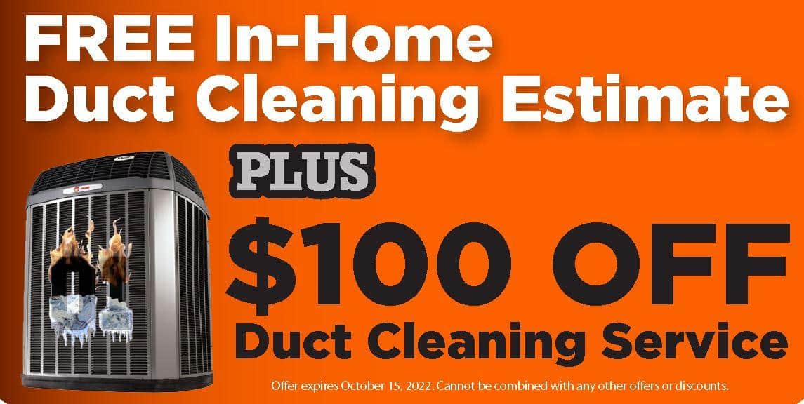 The Dukes of Air Air Duct Cleaning $100 off coupon