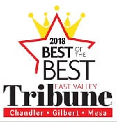 The best of the best award - East Valley Tribune - 2018