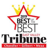 The best of the best award - East Valley Tribune - 2019
