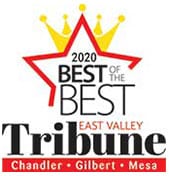 The best of the best award - East Valley Tribune - 2020