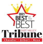 The best of the best award - East Valley Tribune - 2021