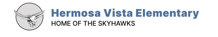 Hermosa Vista Elementary Home of the Skyhawks school logo