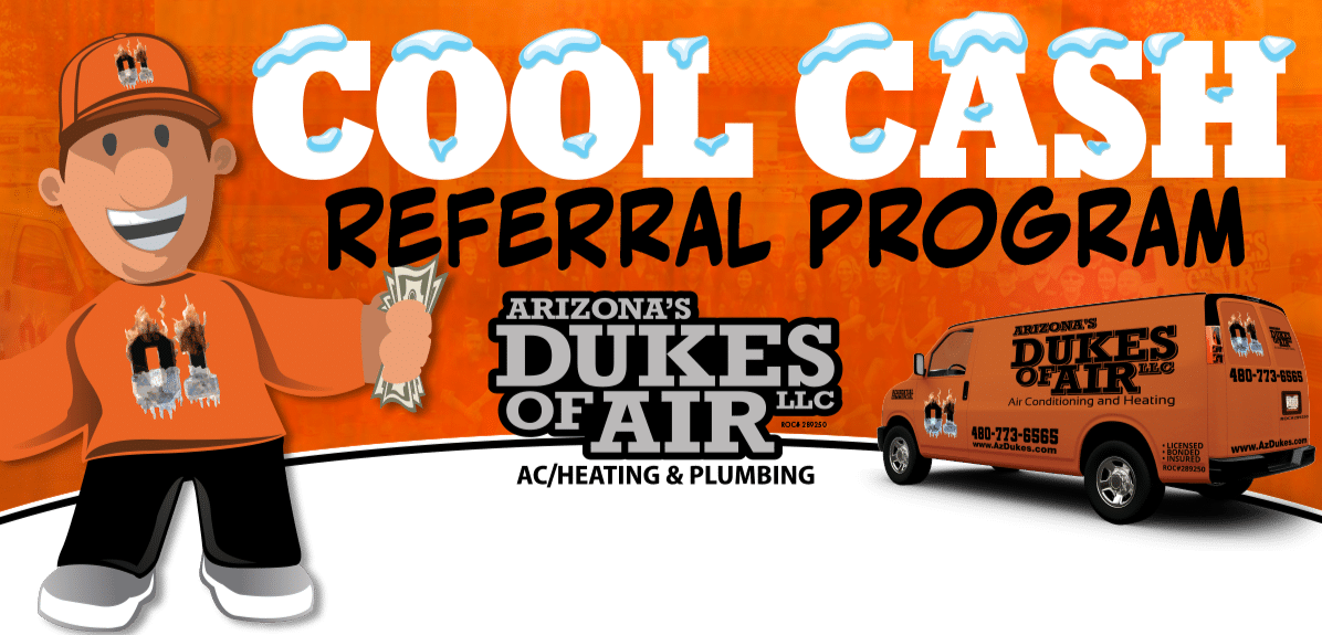 Arizona's Dukes of Air Referral Program Advertisement