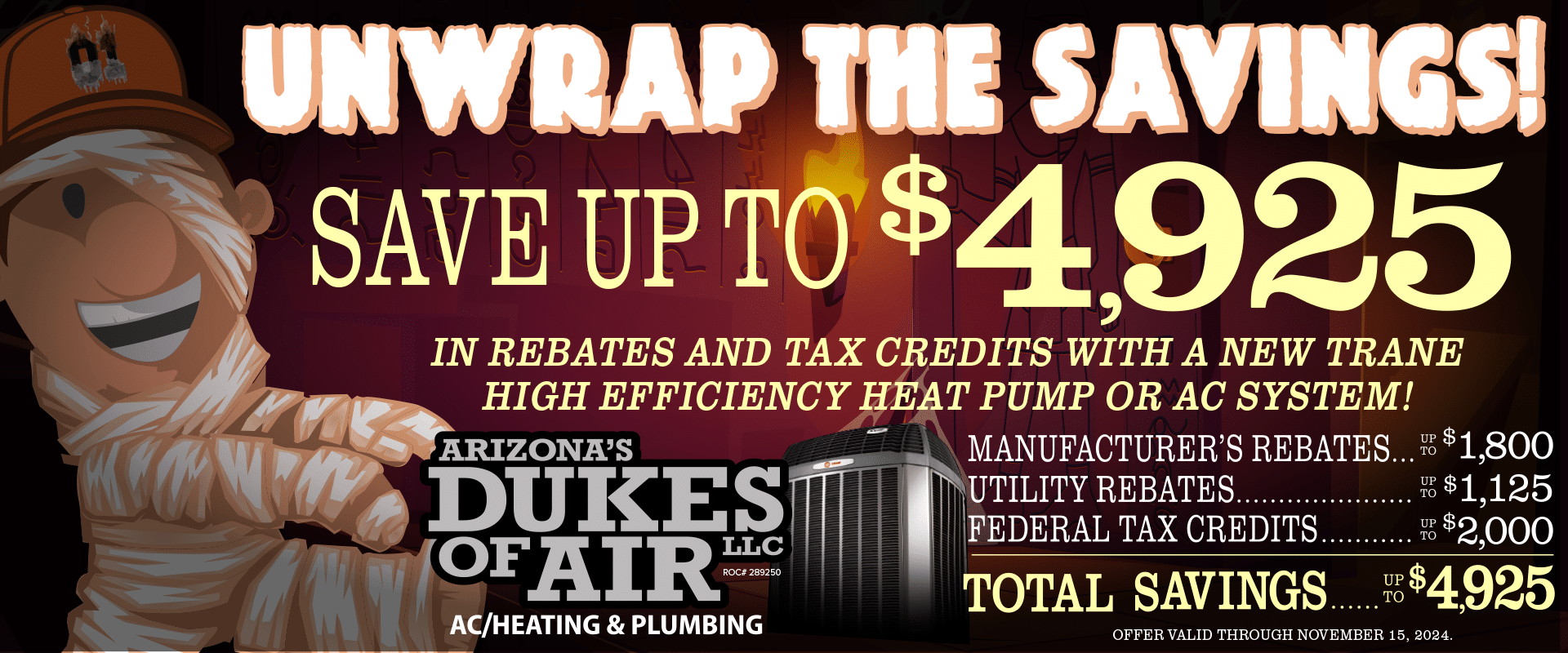 Unwrap the savings of up to $4,925 in rebates and tax credits.